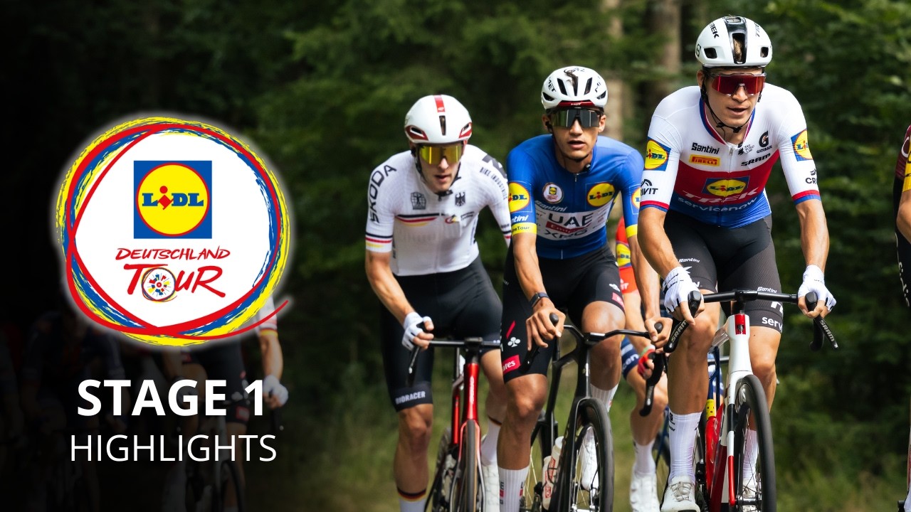 Lidl Deutschland Tour 2026 - Stage 1 Highlights - Great GC battle on punchy stage