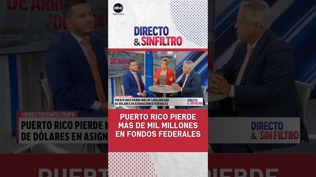 #DirectoySinFiltro 💸🇵🇷 Puerto Rico pierde m&aacute;s de mil millones en fondos federales