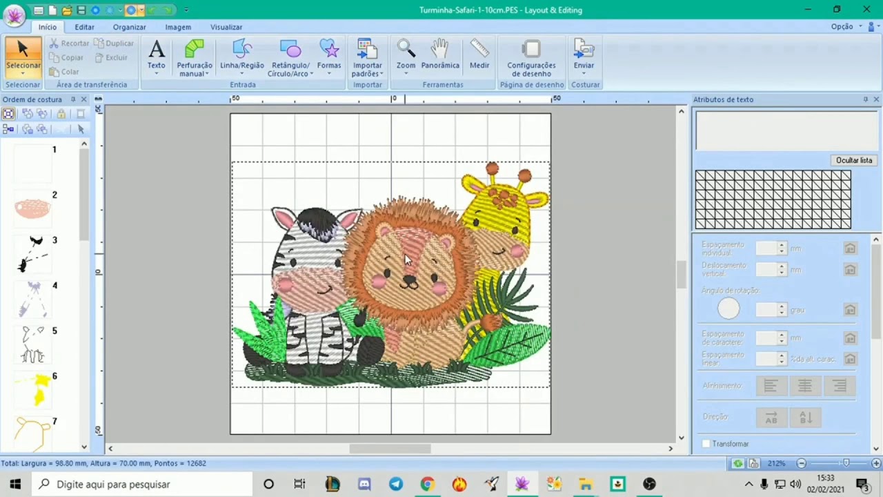 Dica de montagem de nome em matriz - PE Design
