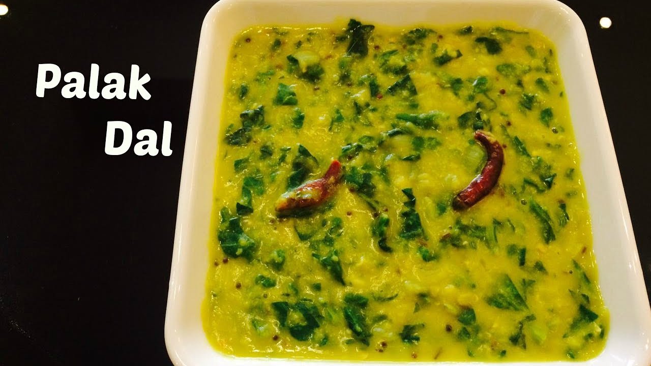Dal Palak - Palakura Pappu Andhra Style - How To Make Dal Palak Dhaba Style
