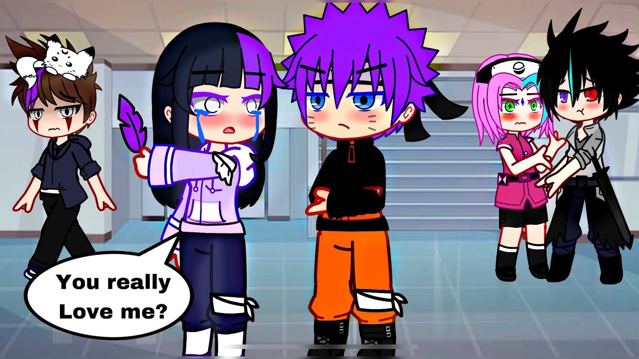 “We are Soulmates !! ✅👿” || Naruto Hinata || Gacha Club Meme