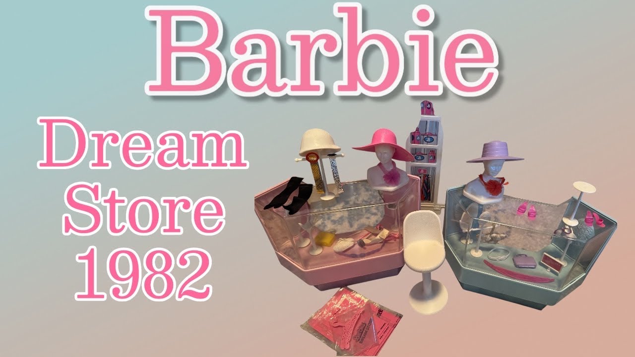 Unboxing the Barbie Dream Store Fashion Department from 1982