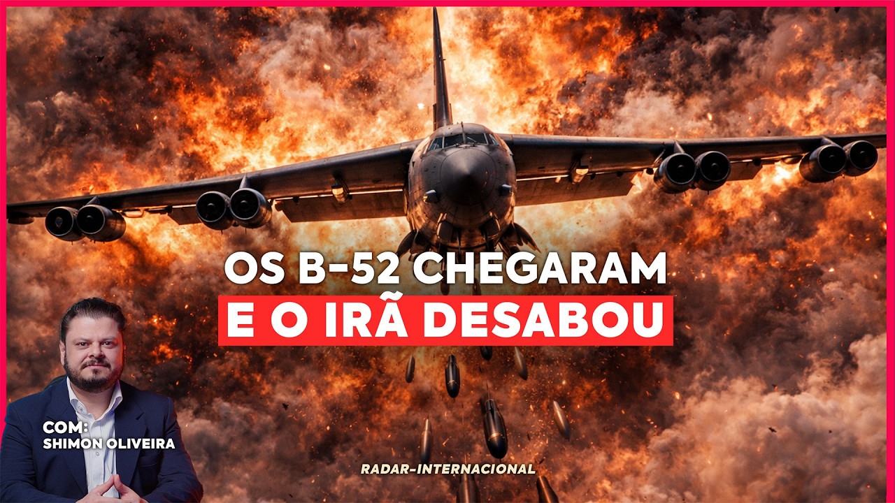 TRUMP mandou os BOMBARDEIROS B 52 para o IRÃ por um MOTIVO