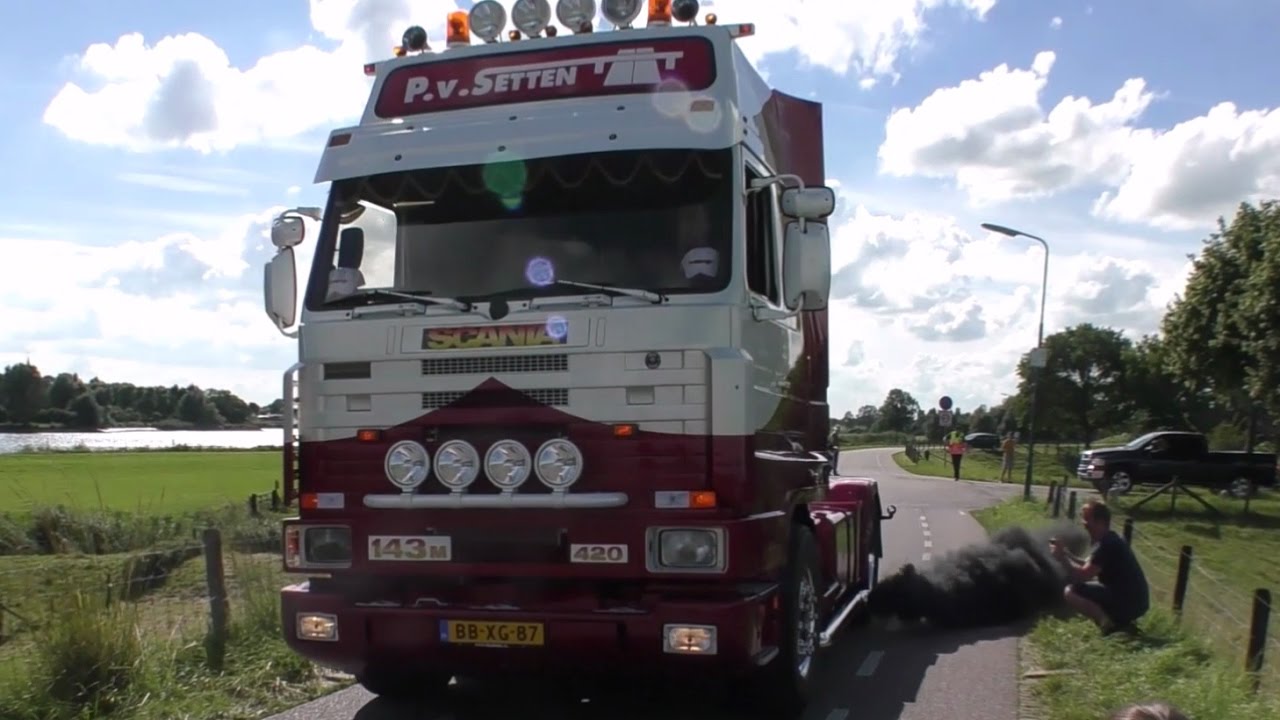 best of  Scania V8 sound 2016 open loud pipes save lives