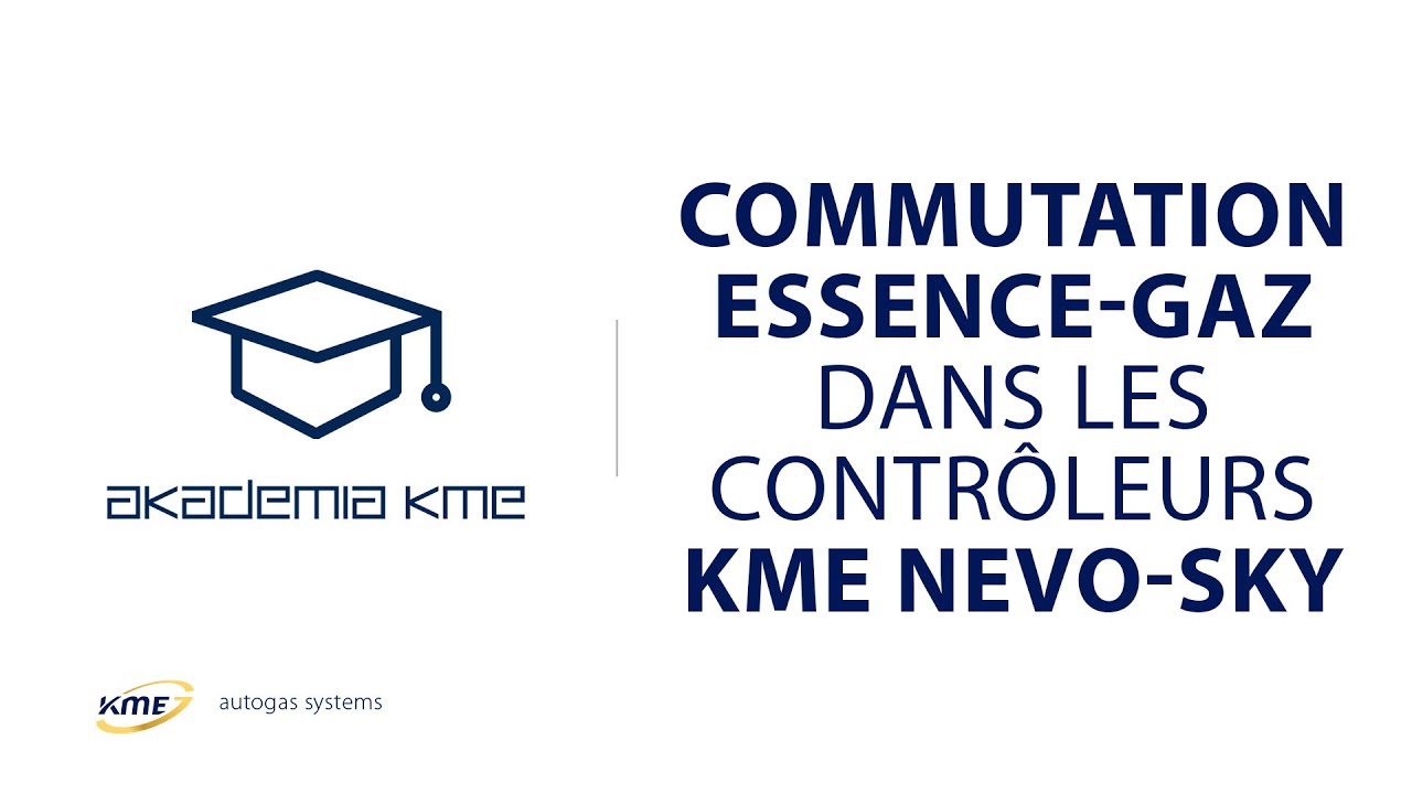 Commutation entre essence et gaz dans les contr&ocirc;leurs KME NEVO SKY