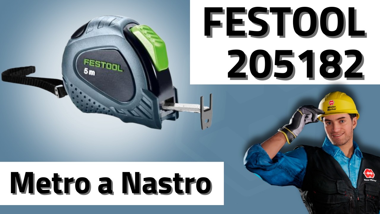 FESTOOL 205182 Metro a Nastro MB 5M Recensione | Must-Have 2026!