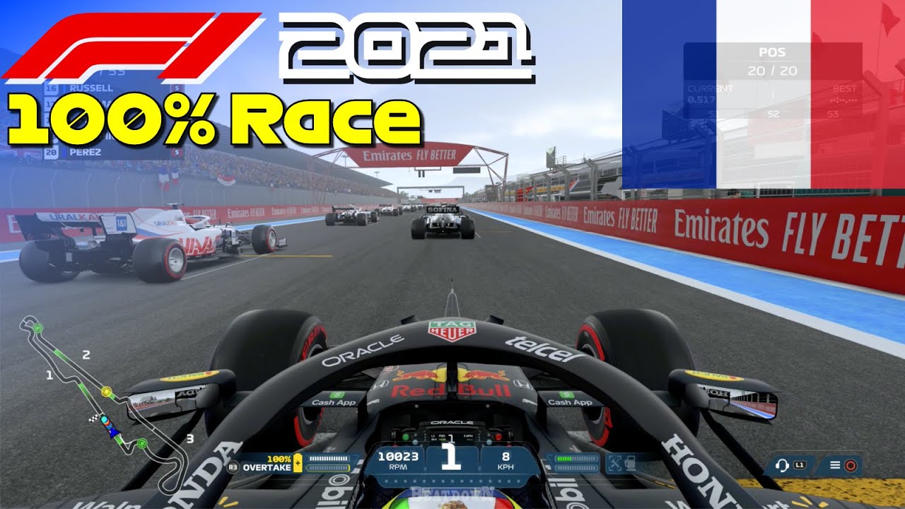 F1 2021 - Let's Make Pérez World Champion #7: 100% Race France | PS5