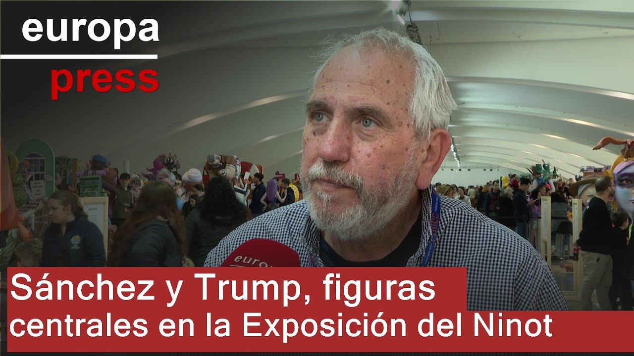 Sánchez y Trump protagonistas de la Exposición del Ninot de este año