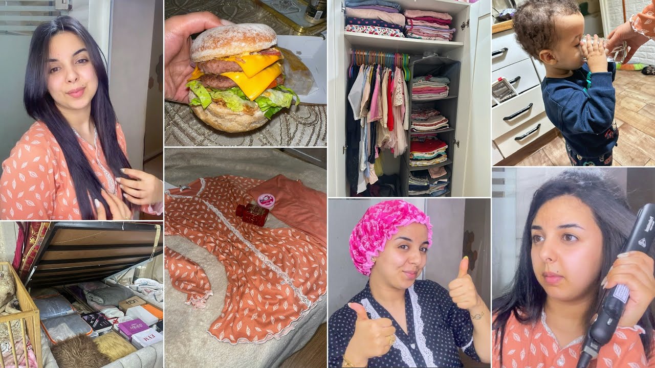 حيدتهم عليا و تهنيت✨(تخميلة٠عناية بالشعر٠روتين مع الوليدات…)مزال كلشي مقلوب عندي