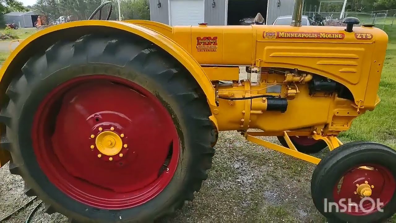 Minneapolis Moline ZTS ready for the antique power show