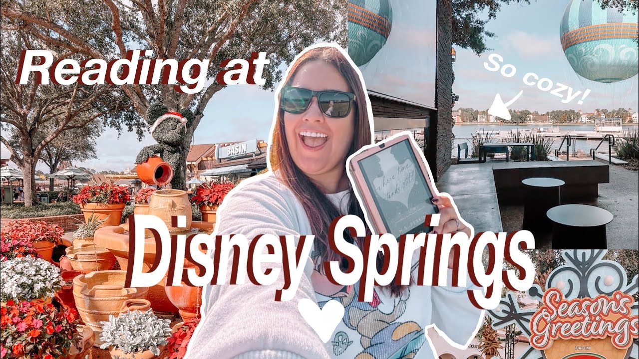 A cozy reading day at DISNEY SPRINGS 📚✨
