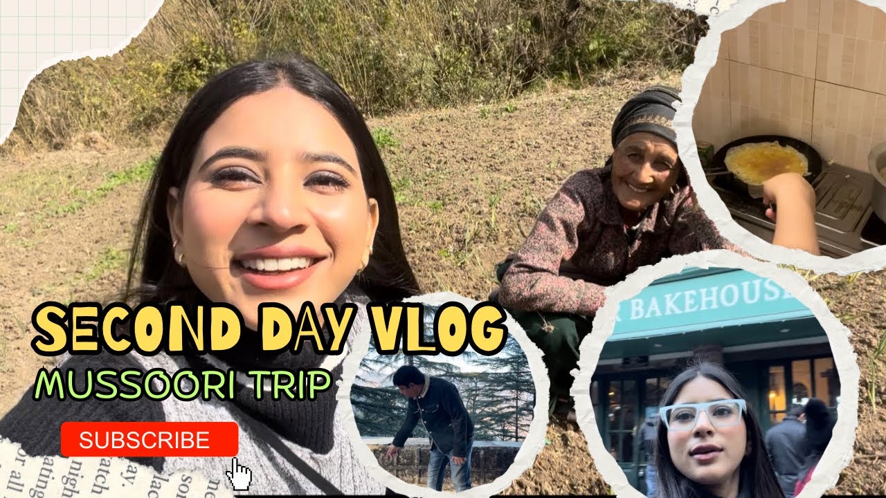 Mussoorie Vlog Day 2 🌸 | Pahadon Mein Ek Pyari Aunty Se Mulaqat ❤️ #MussoorieVlog #TravelVlog 