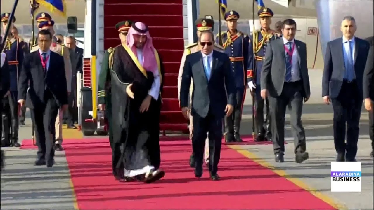 ولي العهد السعودي الأمير محمد بن سلمان يصل إلى مطار القاهرة في زيارة رسمية