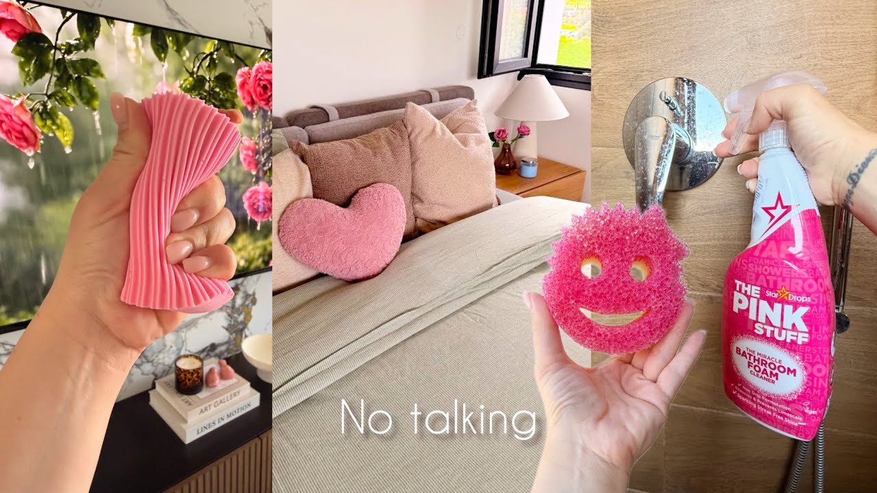 SUNDAY RESET: Deep ASMR Cleaning & Slow Living Motivation 🌸🧺🫧