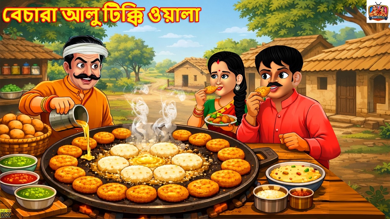 Bēcārā ālu ṭikki ōẏālā | Bengali Stories | Bengali Moral Story |Bengali Cartoon Video |Kahani |Story