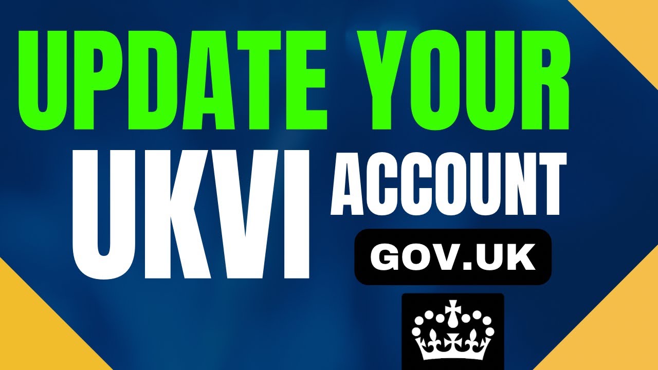 How to update your UKVI account details | eVisa ​⁠