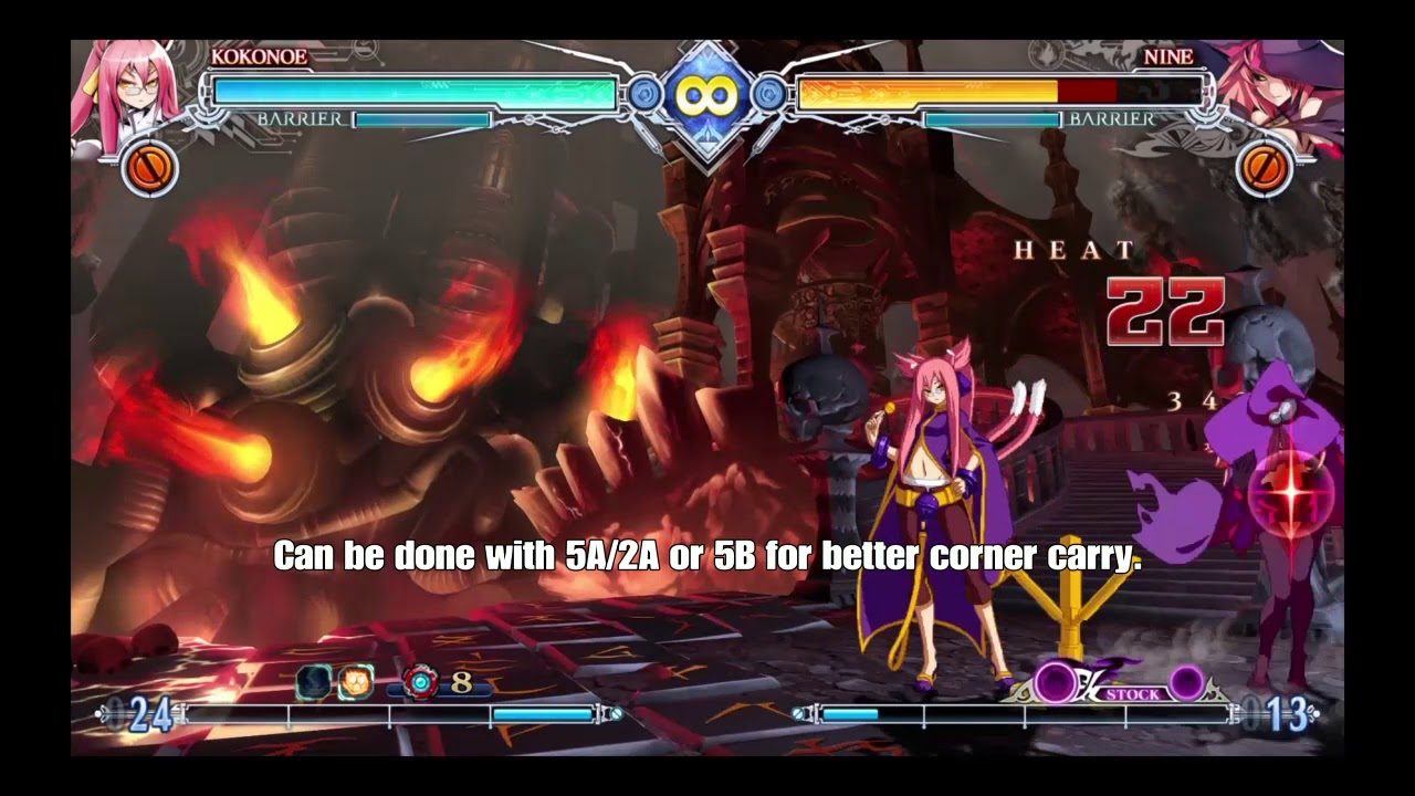 BBCF2 Kokonoe 236[A]~D bunker loops