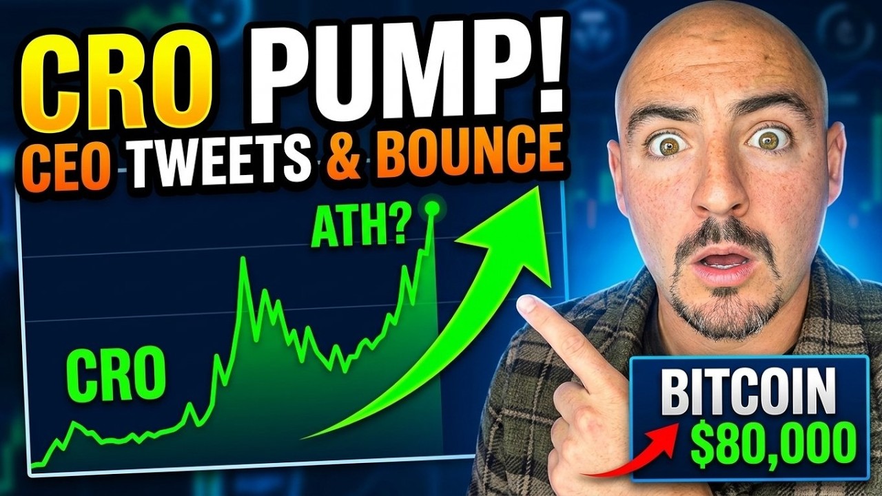 Crypto.com CEO Tweets & CRO Coin BOUNCES! (Bitcoin BREAKING $80,000!?)
