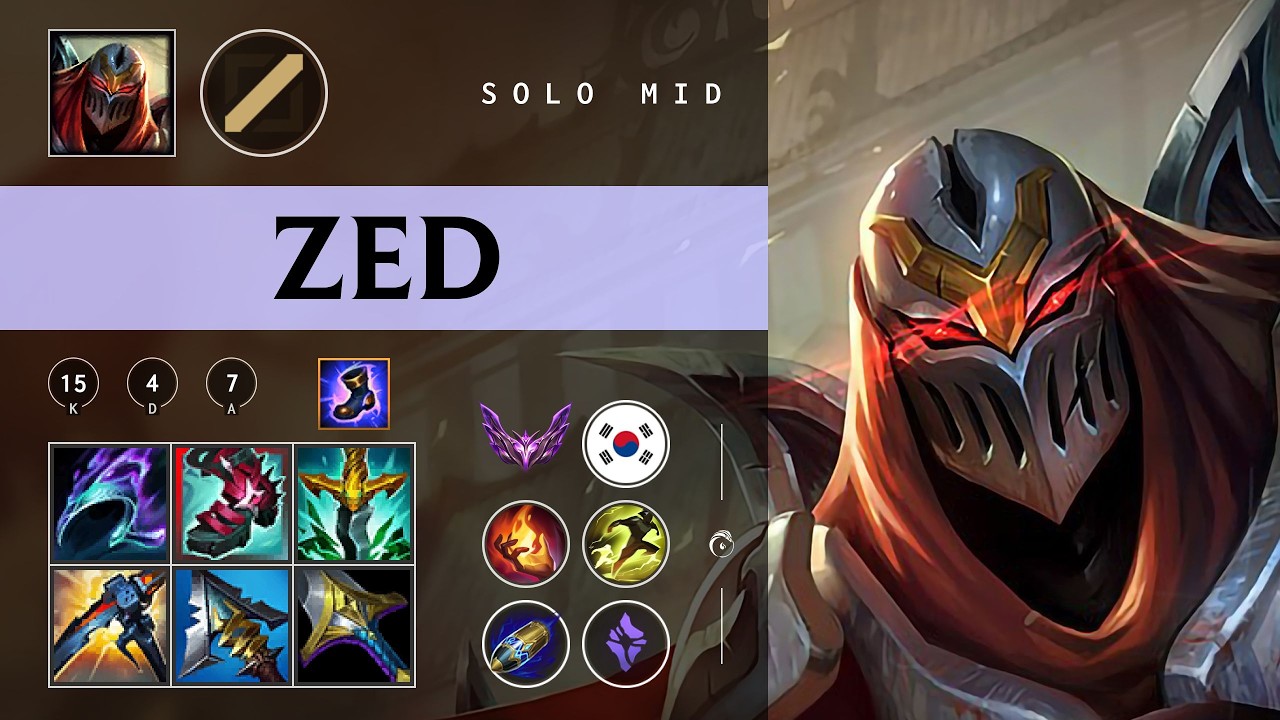 Zed Mid vs Irelia - KR Master Patch 26.05