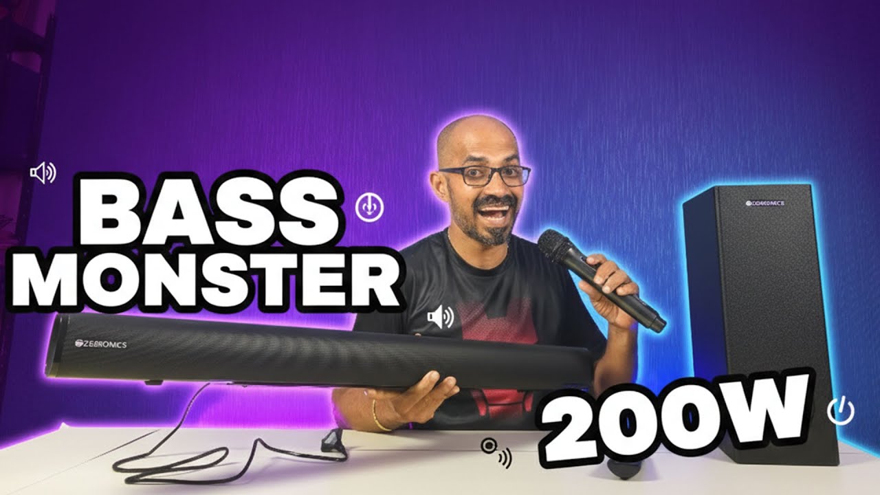 வீடே அதிரும்! 😱 Zebronics 4120 200W Soundbar Review | Best Budget Home Theater?