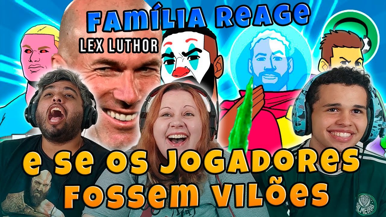 FAMÍLIA REAGE | E SE OS JOGADORES FOSSEM SUPER-VILÕES? | FutParodias Paródia A Queda - gloria groove
