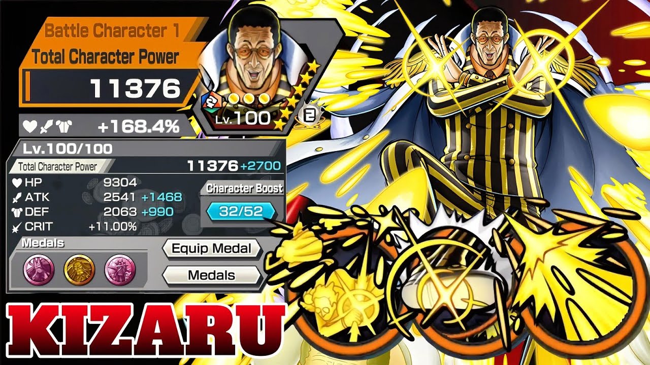 Геймплей за Кидзару | One Piece Bounty Rush | OPBR