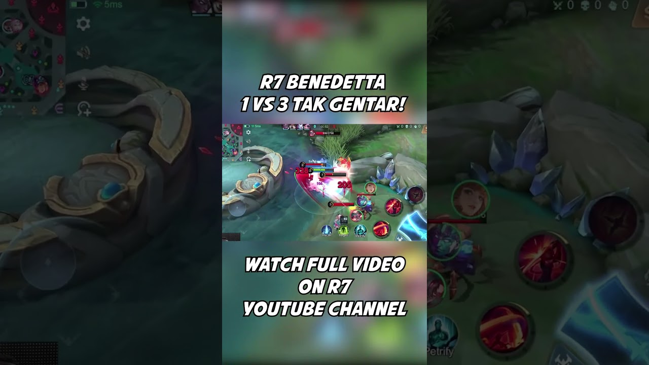 R7 BENEDETTA 1 VS 3 OUTPLAY MUSUH !!