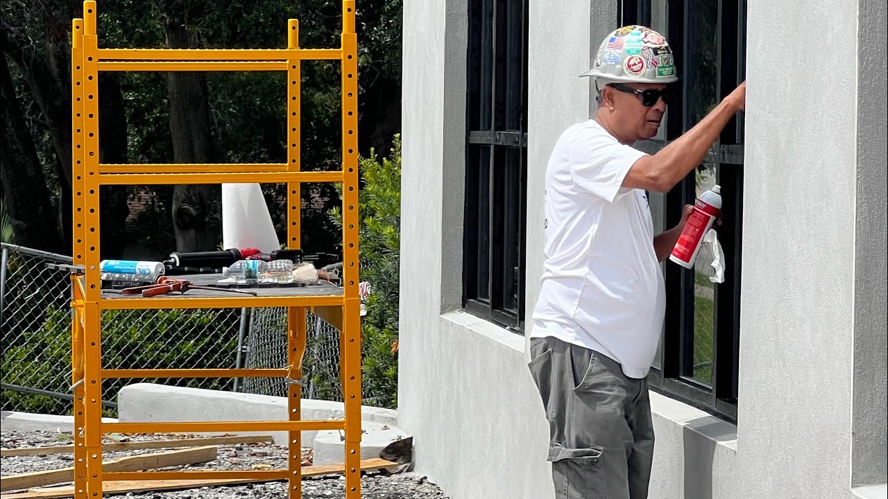 Highway 50 Clermont Florida Glass installation.￼#commercialbuilding#