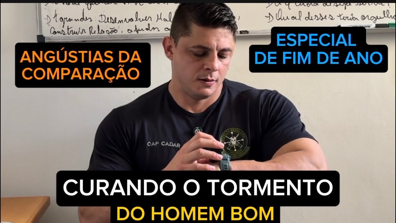 RC 322 CURANDO TORMENTOS DO HOMEM BOM, angústias da comparação que enfraquecem vc