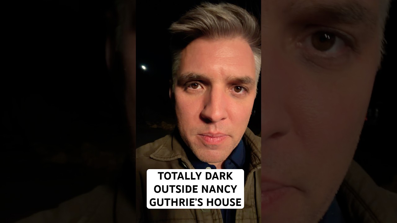 ￼ Update from outside Nancy Guthrie&lsquo;s house.