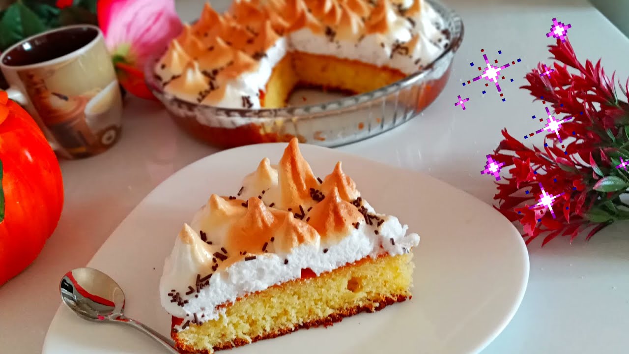 كيكة بالمورانغ🤩 من الزمن الجميل🥰 شكون مزال يعملها...؟ ناجحة 👌وسهلة ولذيذة💯👍☕