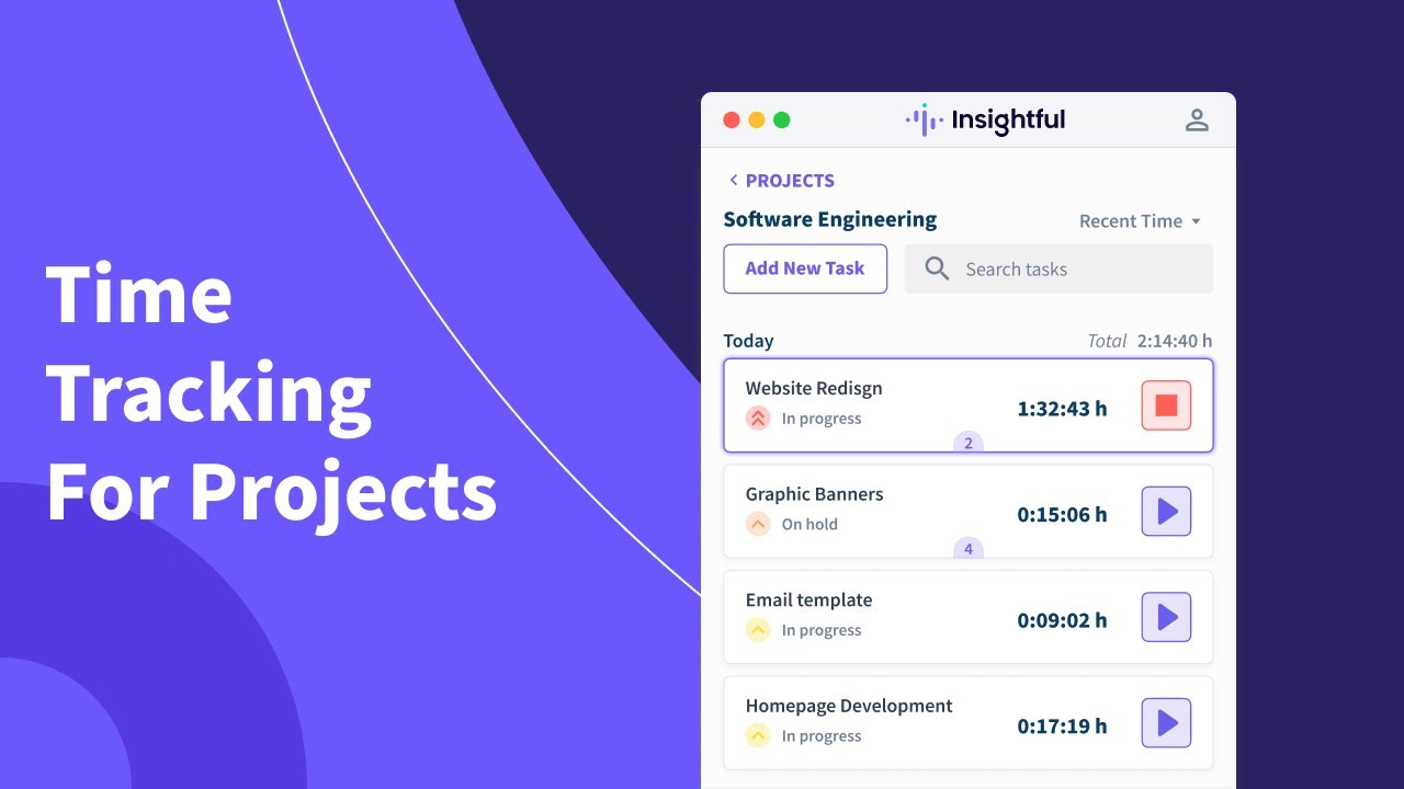 Time Tracking For Projects