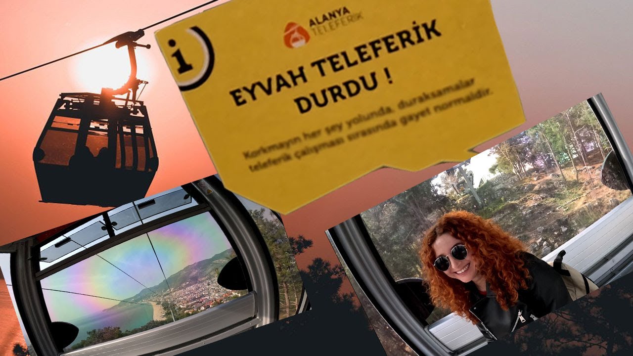 ALANYA TELEFERİK- Alanya Kalesi'ne gidiş