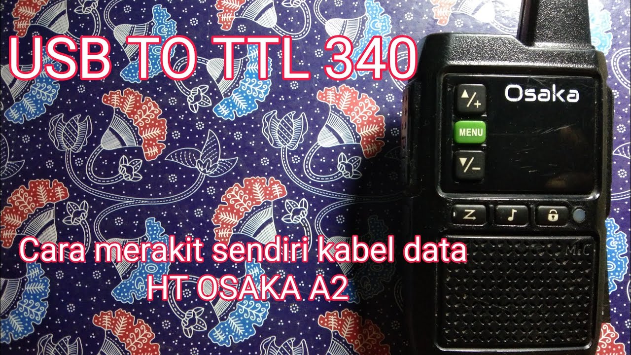 Cara merakit kabel data Osaka A2 @Ali Tralala 1
