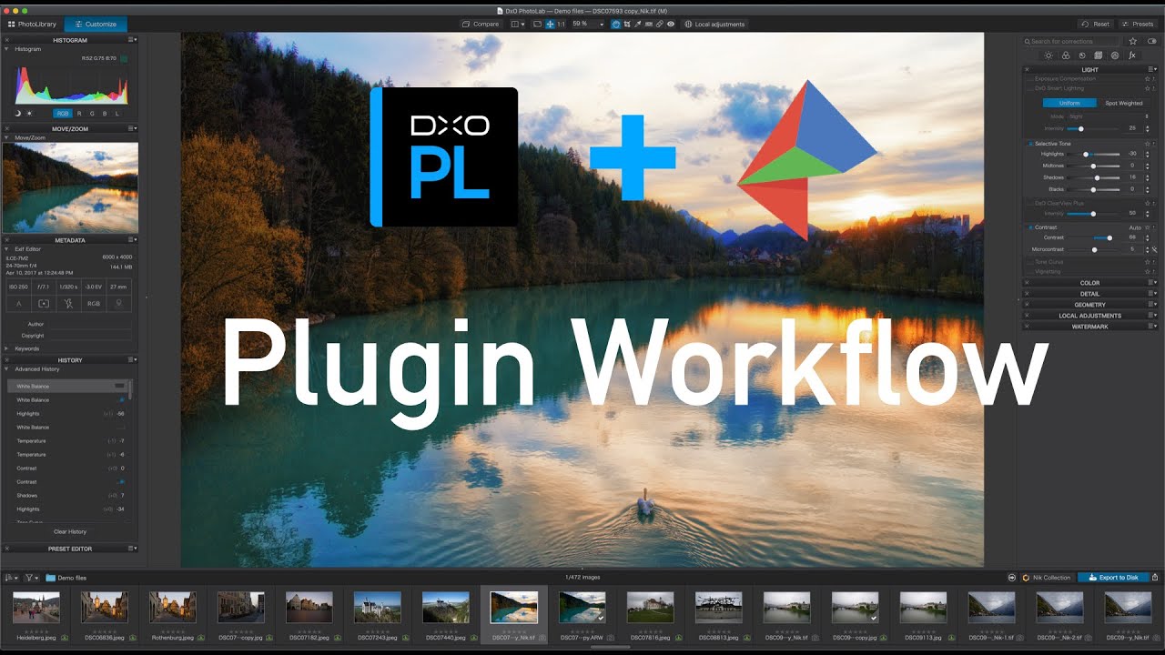 DxO Photolab 4 + Nik Color Efex Pro: Full Workflow demo