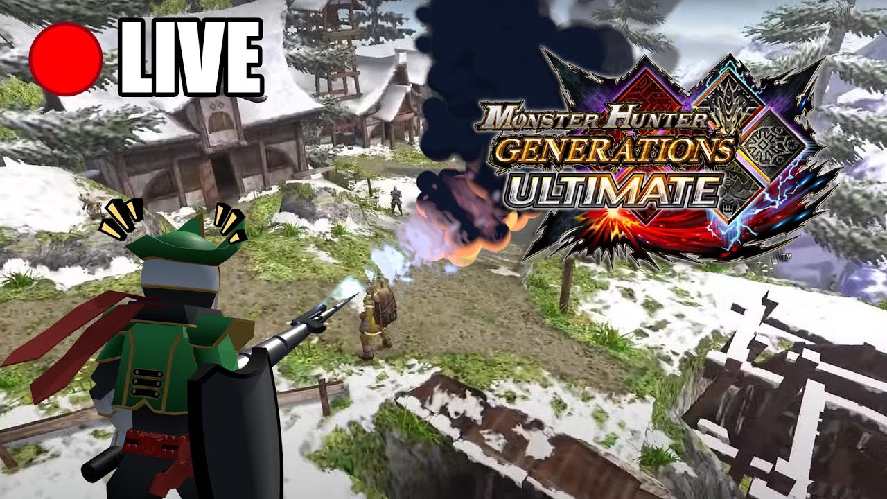 Venting by shelling the local wildlife| Monster Hunter Generations Ultimate | multistream