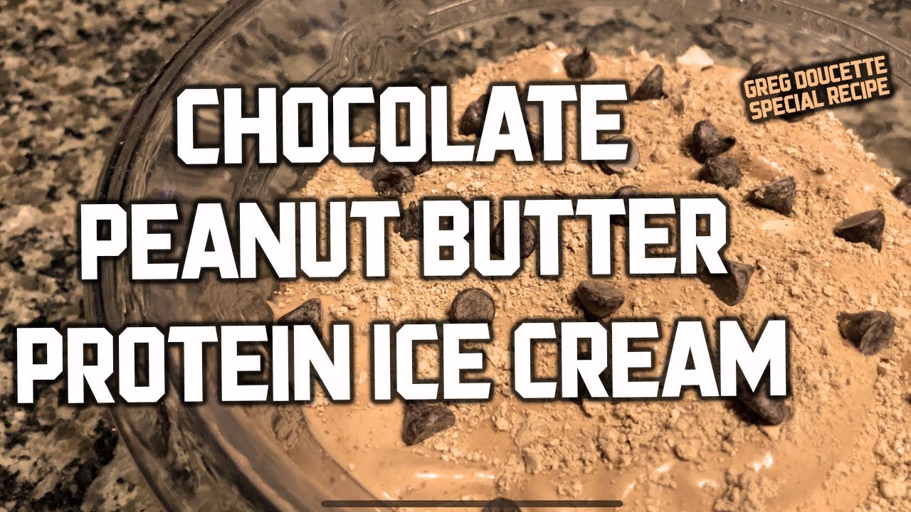 GREG DOUCETTE CHOCOLATE PEANUT BUTTER PROTEIN ICE CREAM REVIEW | Anabolic Cookbook 2.0 Recipe