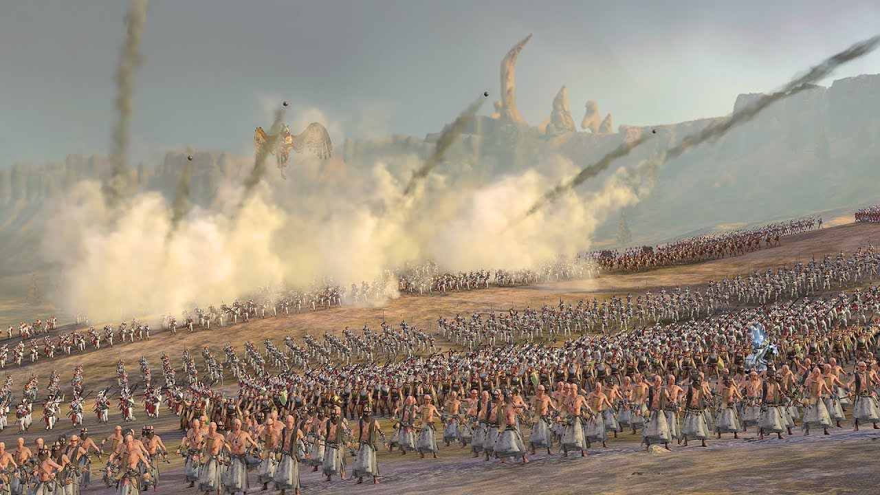 LIZARDMEN Vs THE EMPIRE - Total War: Warhammer 3 Battle