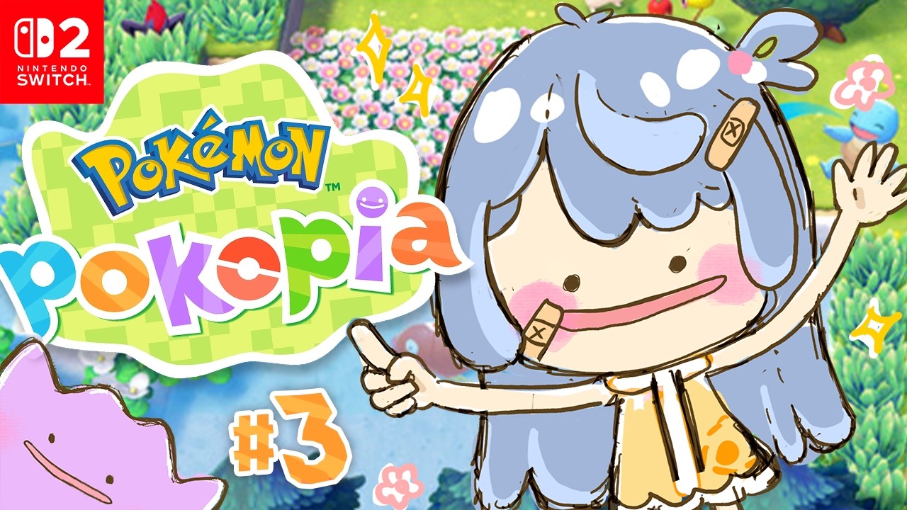 °⊹ * Pokopia 🏝  #3 跑主線開第三個城鎮！ | Pokémon Pokopia【小原栞SHIORI】