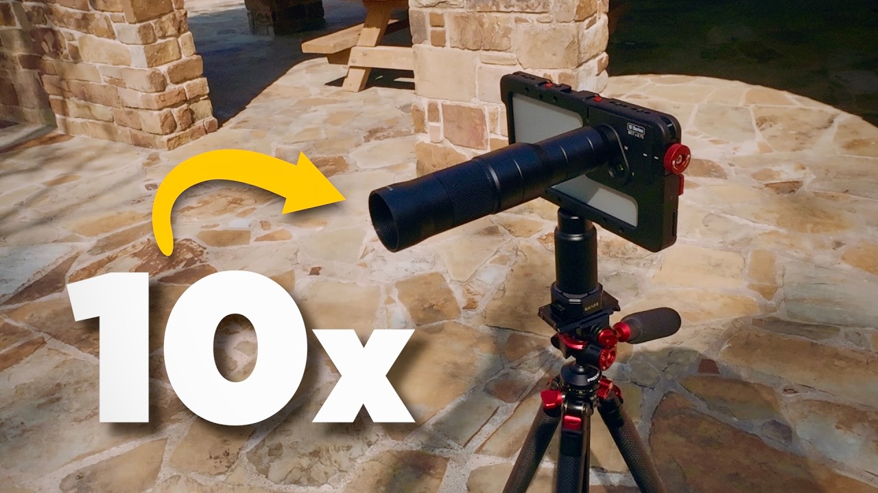 Get Super Long TELE Shots on iPhones! | Sandmarc 10X Lens