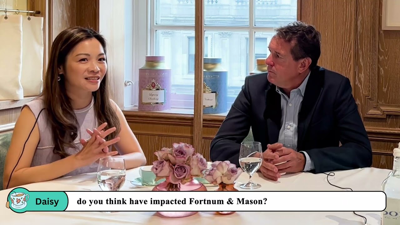 HKTDC x Fortnum & Mason Business Lounge (Part 2), Daisy Ip and Tom Athron