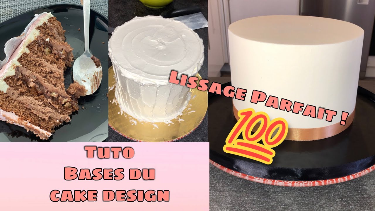 ✨Comment Lisser un Gâteau Parfaitement/Tuto Garnir et Lisser un gâteau en Cake Design Facilement