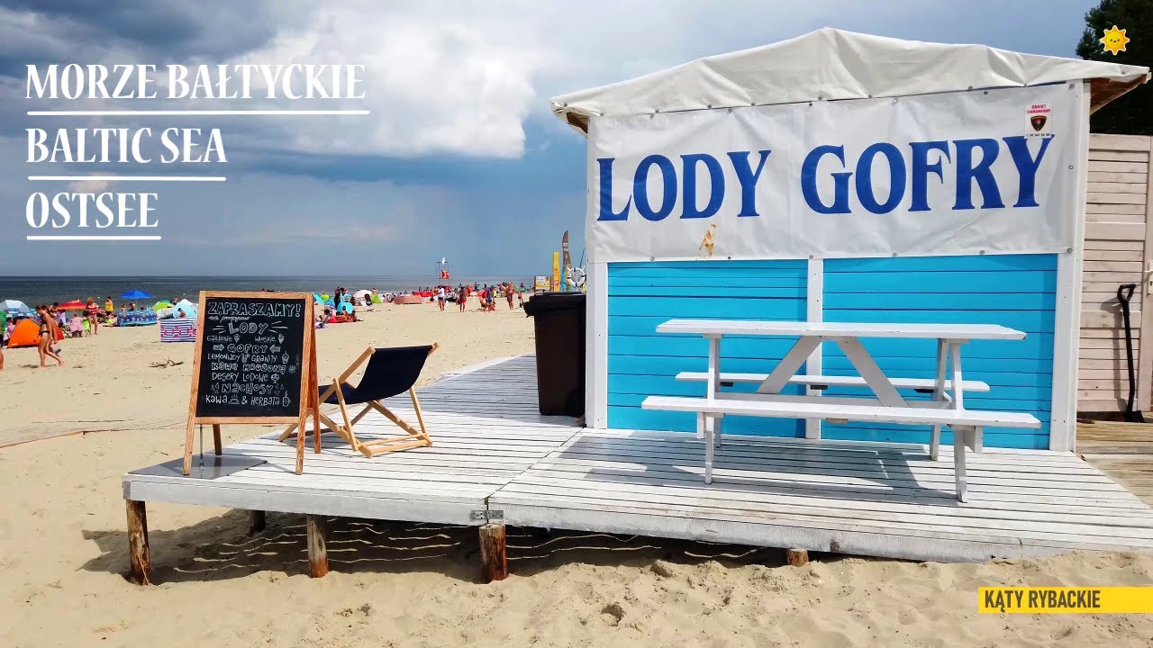 Ceny nad polskim morzem 2021.  Kąty Rybackie - plaża, deptak