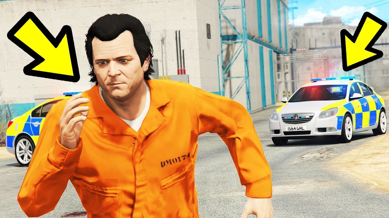 GTA 5 - ULTIMATE PRISON BREAK!! (British Version)