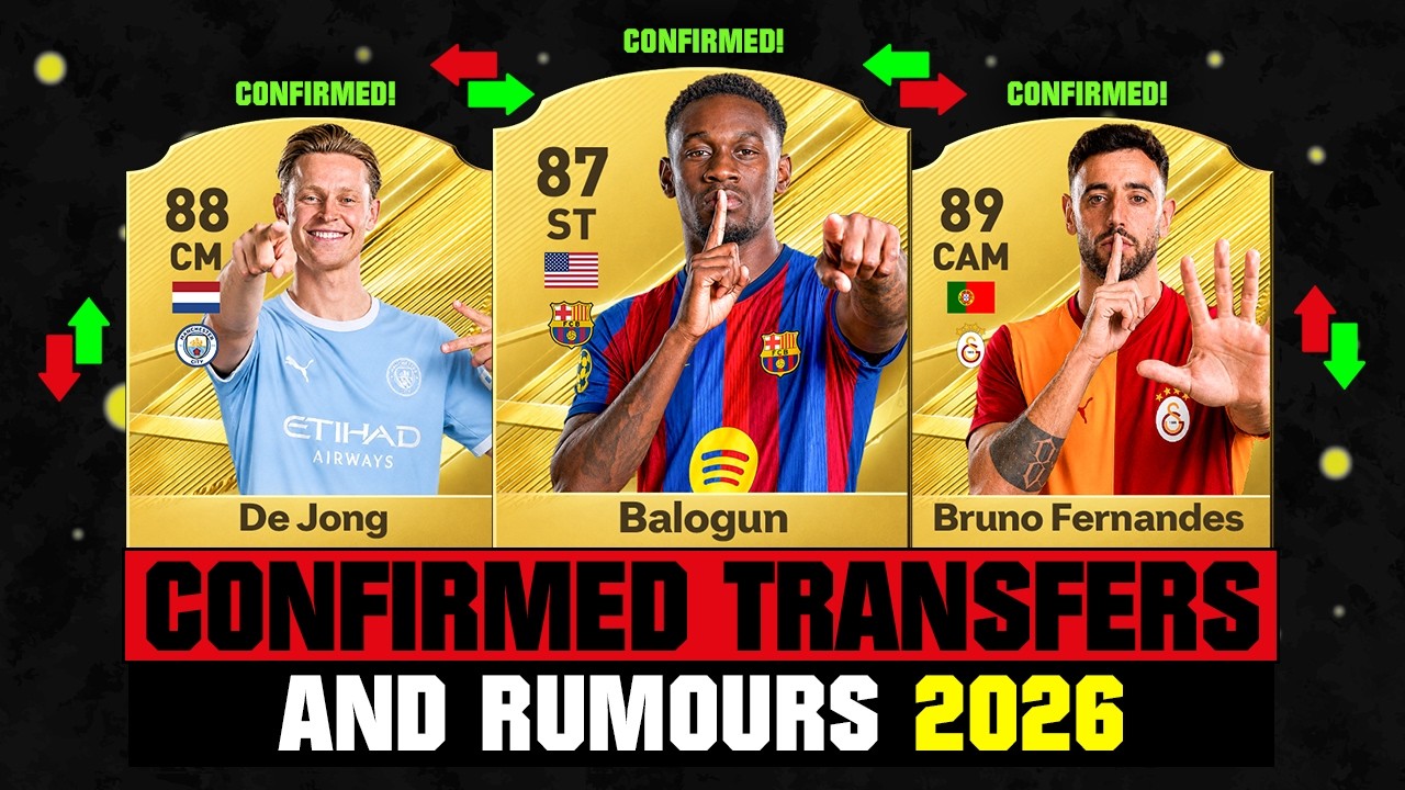 FIFA 27 | NEW CONFIRMED TRANSFERS & RUMOURS! 🚨🔥 ft. Balogun, De Jong, Bruno Fernandes... etc