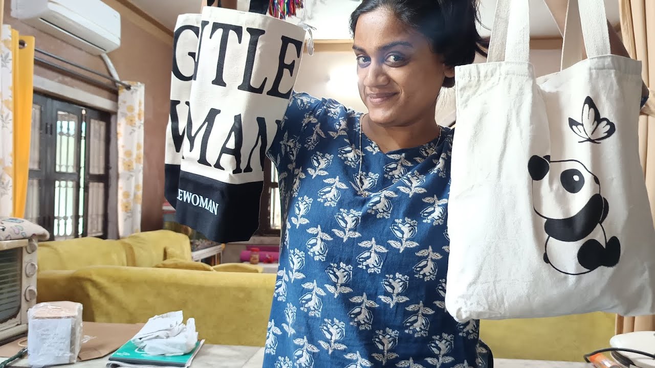 To dekhiae do bags Mummy Ne Jo Hai order ki thi and Ghar per bani thi patties #handbags 