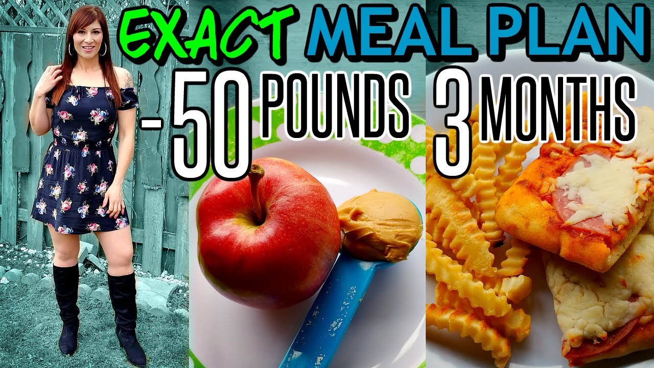 How I Lost 50 POUNDS IN 3 MONTHS (Exact Food & Portions)