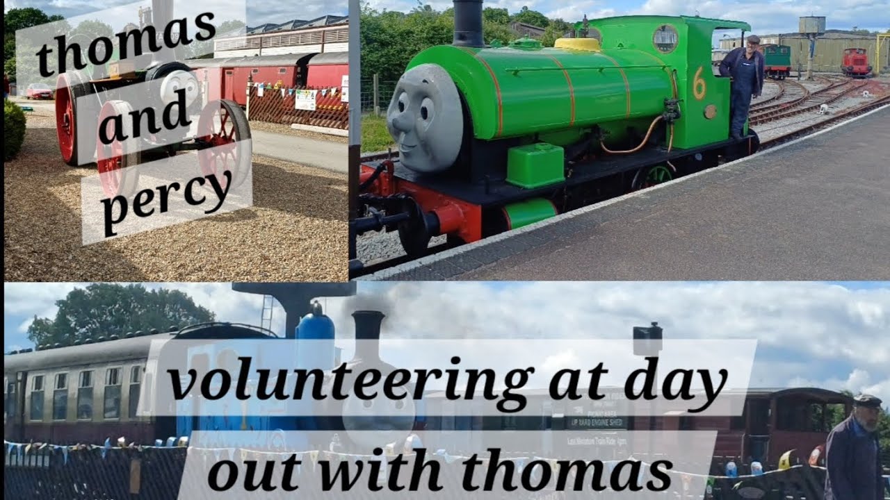Day in the life of a Buckinghamshire railway center volenteer day out with thomas