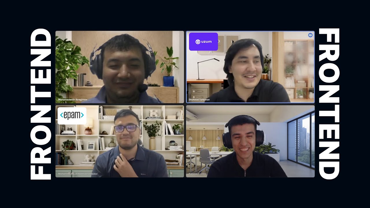 FRONTEND SINOV SUHBATI | UZUM TEAM LEAD VA EPAM SENIOR YORDAMIDA | 3-SON