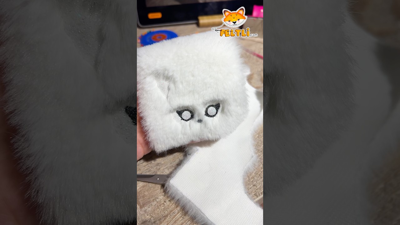 Шьем кицунэ 🦊 #фетр #diy #feltcrafts #творчество #feltcraft #игрушкиизфетра #feltli лисичка из меха